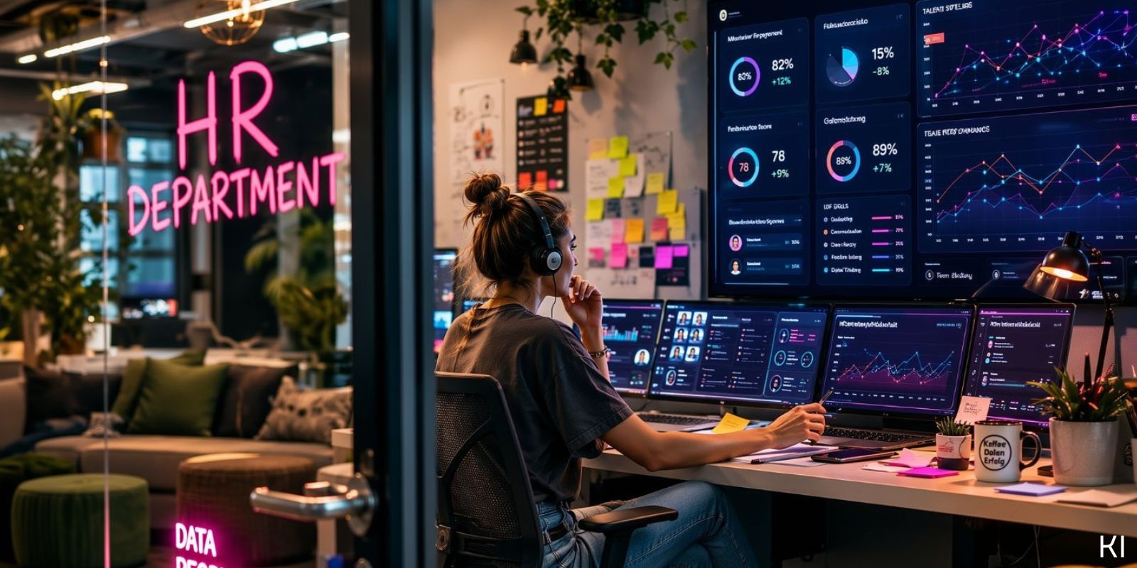 HR-Steuerzentrum mit People-Analytics-Dashboards